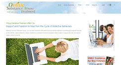 Desktop Screenshot of onlinesubstanceabusetreatment.com